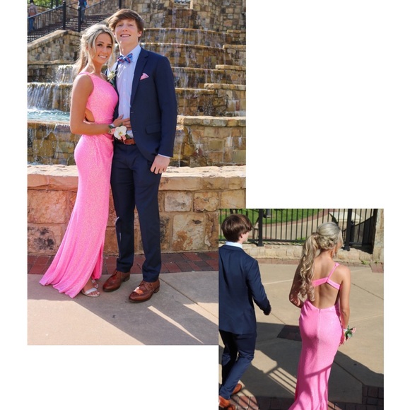 prom dress bright pink - Picture 1 of 5